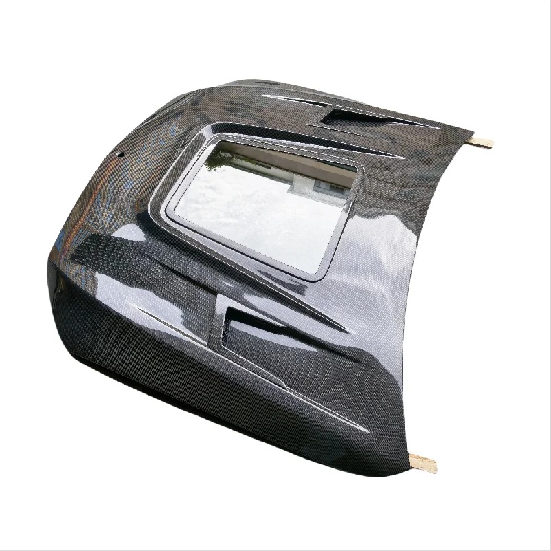 High Glossy Carbon Fiber Front Hood for C Class W204 Engine Hood Cover Direct Manufacturing